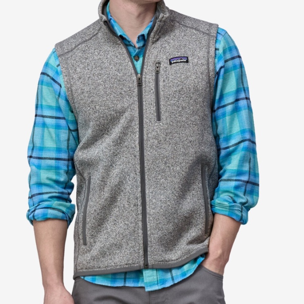 Patagonia Men's Better Sweater Fleece Vest Gray M